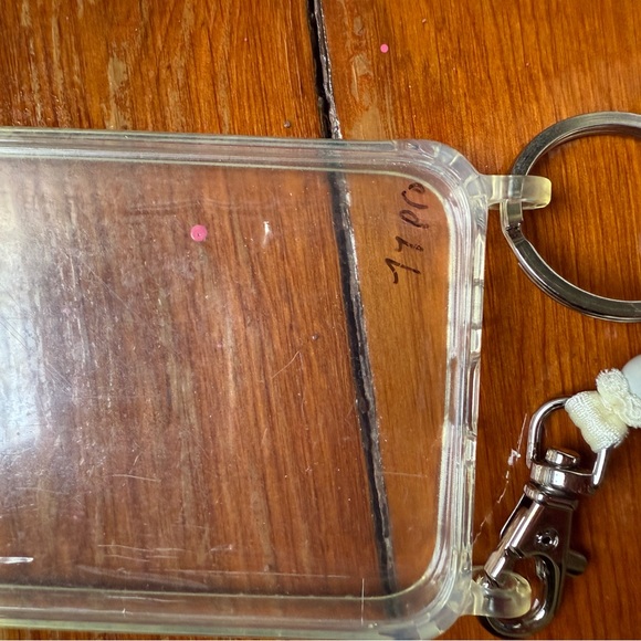 Clear iPhone 11 Pro Case with Multicolor Beaded Strap - Picture 3 of 3